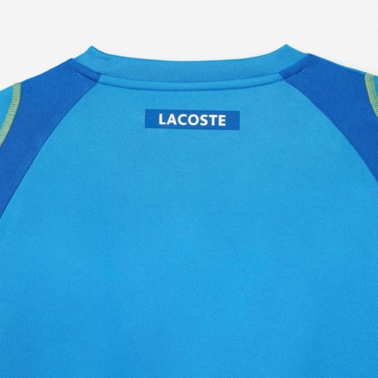 Lacoste Sport Pique Blue T-shirt