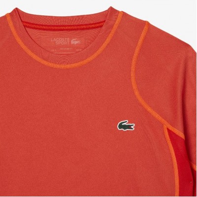 Lacoste Sport Pique Orange T-shirt