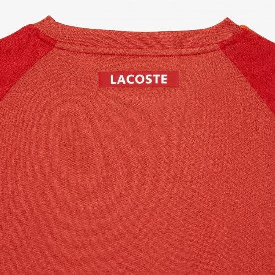 Lacoste Sport Pique Orange T-shirt