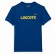 Lacoste Sport Navy Blue Yellow Knit T-Shirt