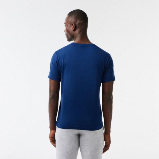 Camiseta Lacoste Sport Punto Azul Marino