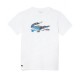 T-shirt Lacoste Sport a pois blancs