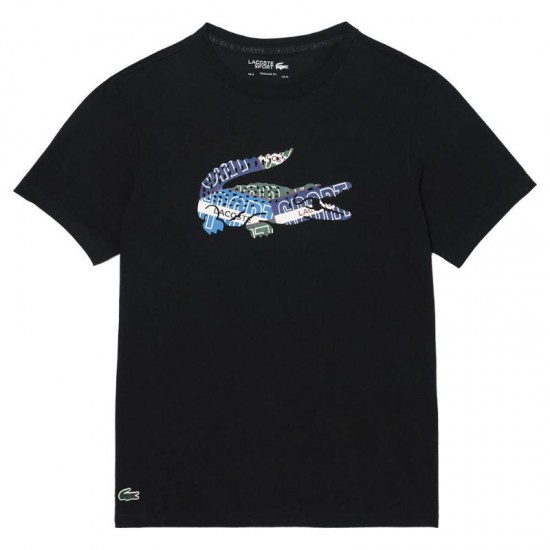 Lacoste Sport Dot Black T-Shirt