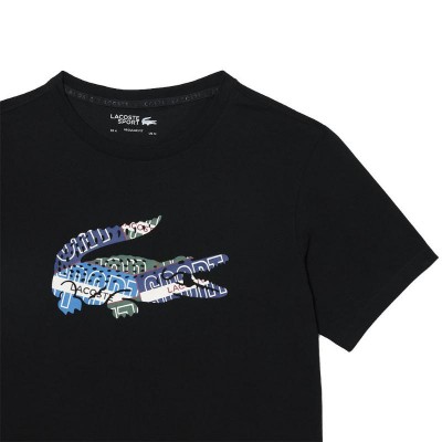 T-shirt Lacoste Sport Dot Noir