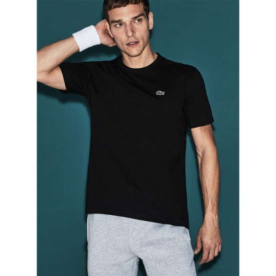 Camiseta Lacoste Sport Regular Fit Negro