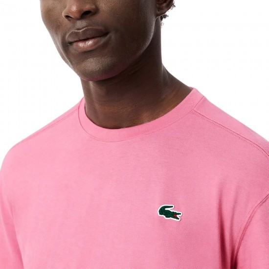 Camiseta Lacoste Sport Regular Fit Rosa