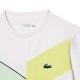 Lacoste Sport Regular Fit T-Shirt Sans Coutures Blanc Vert