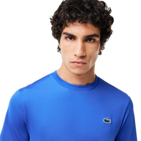 T-shirt Lacoste Sport Slim Fit Bleu