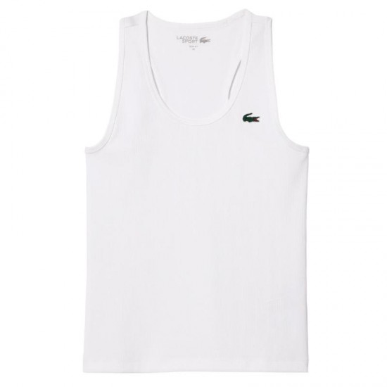 Camiseta Lacoste Sport Slim Fit Blanco