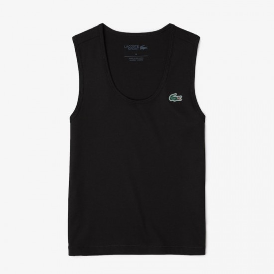 T-shirt Lacoste Sport Slim Fit Black