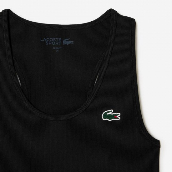 T-shirt Lacoste Sport Slim Fit Black