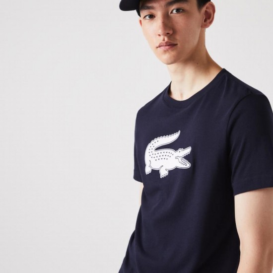 Lacoste Sport Respirant T-shirt bleu marine