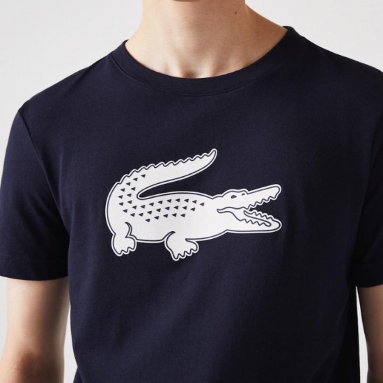 Lacoste Sport Respirant T-shirt bleu marine