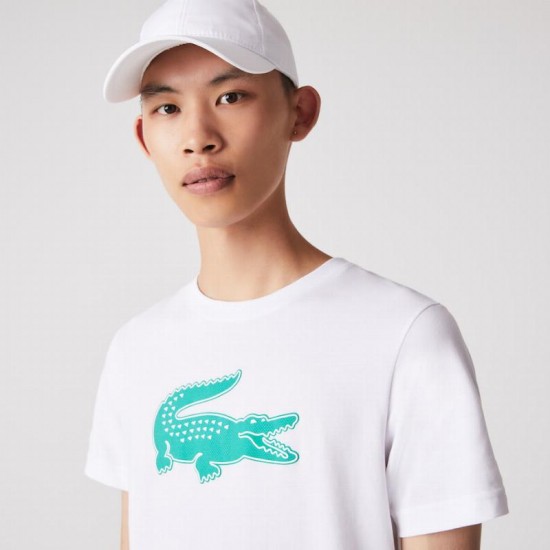 Camiseta Lacoste Sport Transpirable Blanco