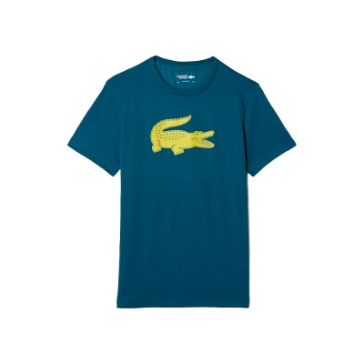 Lacoste Sport T-shirt Jaune Vert Respirant