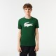 T-Shirt Lacoste Sport Respirant Vert Blanc