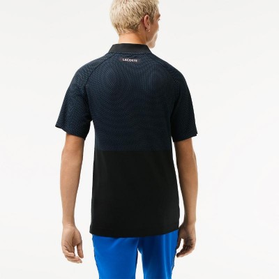 T-shirt Lacoste Team Tecnica Bleu Marine