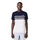 Lacoste Ultra Dry White Navy Blue T-Shirt