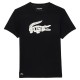 Camiseta Lacoste Ultra Dry Negro Blanco