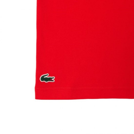 T-shirt Lacoste Ultra Dry Rouge