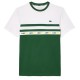 Camiseta Lacoste Ultra Dry Verde Blanco