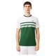 Camiseta Lacoste Ultra Dry Verde Blanco