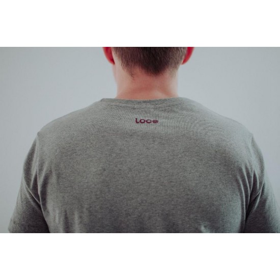 Loco Originale Grey Burgundy T-Shirt