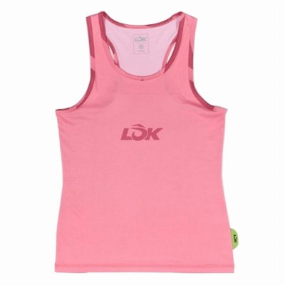 T-shirt femme Lok Edgeray Rouge Rose