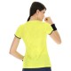 T-shirt Lotto Superrapida V Jaune Bleu Fluor Femme