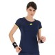 T-shirt Lotto Superfast V Denim Dark Yellow Acid Women