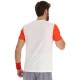 T-shirt Lotto Top IV Blanc Vif Rouge Coquelicot