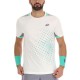 T-shirt Lotto Top IV Bright White Turquoise Green Grey