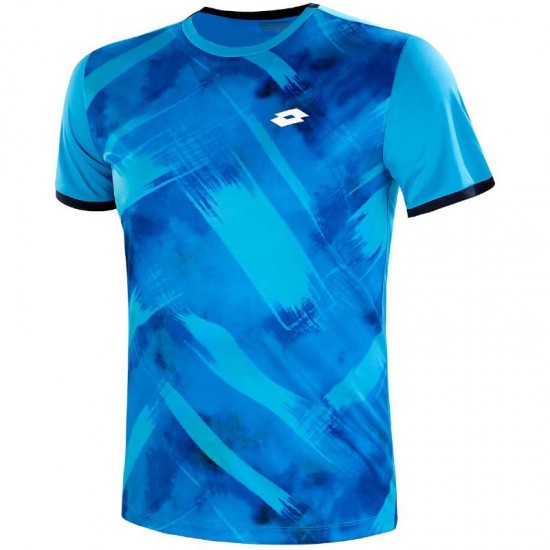 Camiseta Lotto Top Ten III Azul Bahia Print