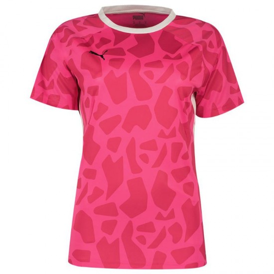 Puma TeamLiga Graphic Women''s Short Sleeve T-Shirt