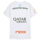 Nox Agustin Tapia sponsorise le t-shirt blanc AT10 2024