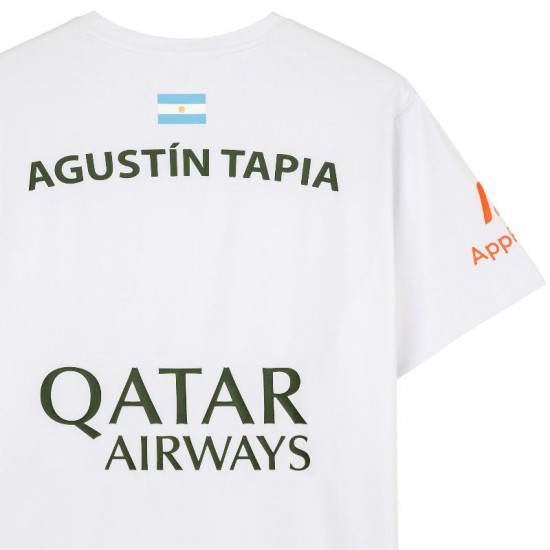 Camiseta Nox Agustin Tapia Sponsors AT10 Blanco 2024