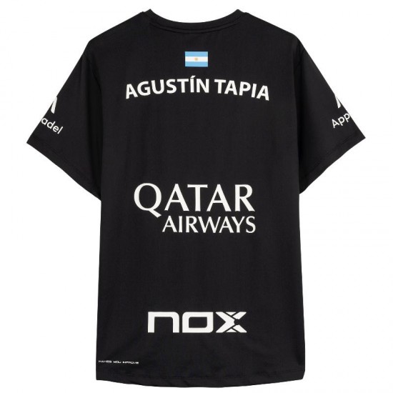 T-shirt Nox Agustin Tapia Sponsors AT10 Black 2024