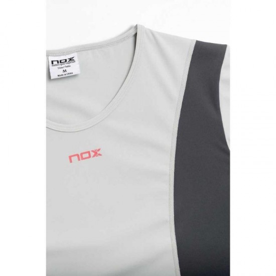 Camiseta Nox Pro Regular Gris Claro Mujer