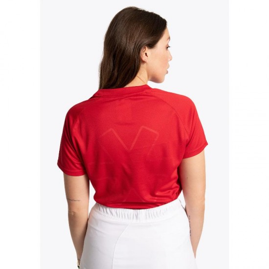 Osaka Sleeves Red T-Shirt Women