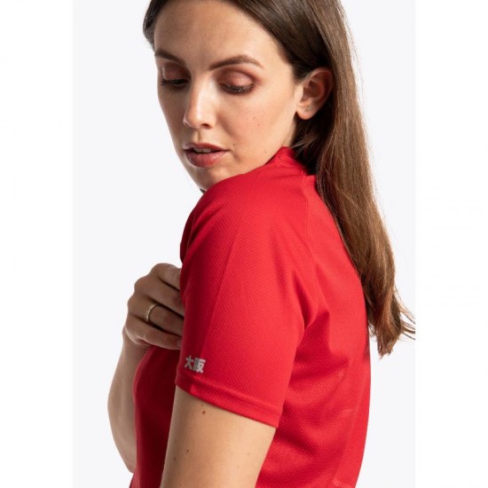 Camiseta Osaka Sleeves Rojo Mujer