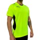 Camiseta Softee Play Amarillo Fluor Negro