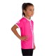 T-shirt junior Softee Tipex Fuchsia Fluor Blanc