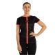 Camiseta Softee Tipex Negro Coral Fluor Mujer