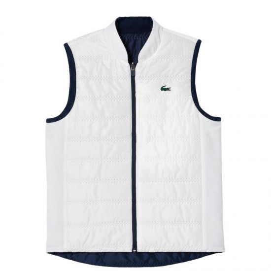 Lacoste Slim Fit Navy Blue White Women''s Vest