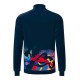 Chaqueta Bidi Badu Wild Arts Printed Azul Oscuro Rojo Mix