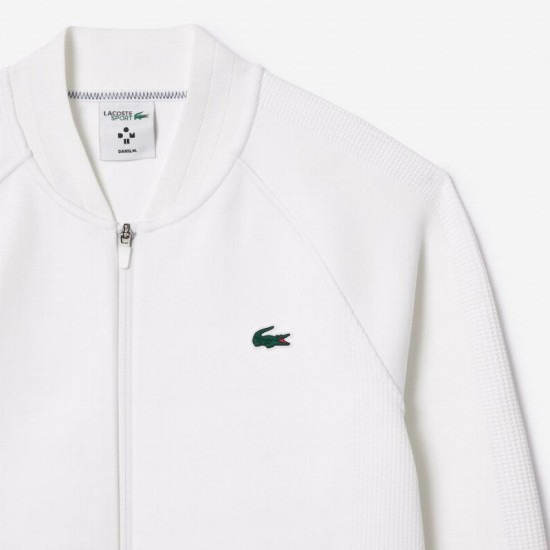 Veste Lacoste Daniil Medvedev Blanc