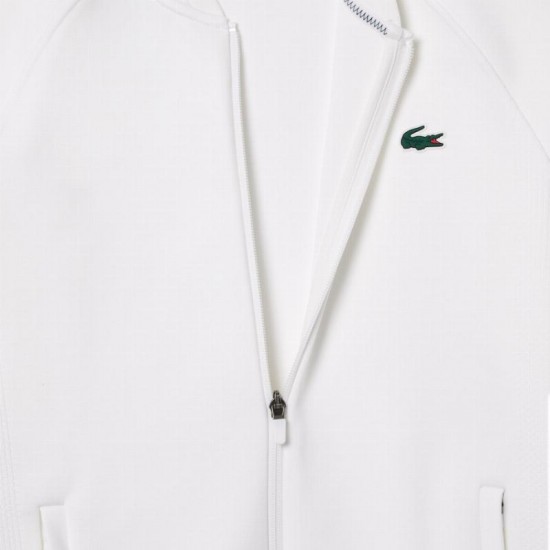 Veste Lacoste Daniil Medvedev Blanc