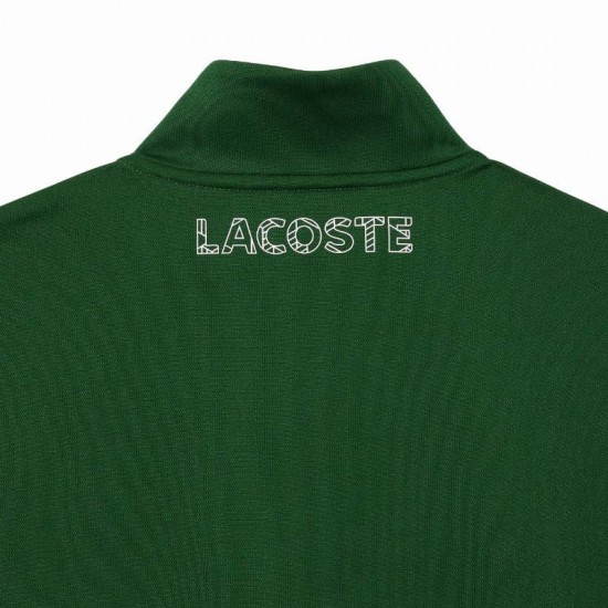 Veste de tennis Lacoste Vert Blanc