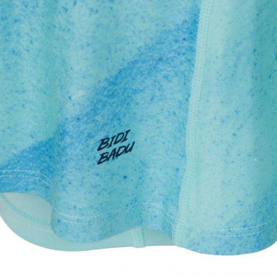 Falda Bidi Badu Beach Spirit Printed Wavy Aqua