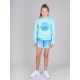 Falda Bidi Badu Colortwist Imprime Ondule Aqua Bleu Junior